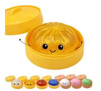 2026 NEW Glitter Dumpling Squishy Toy - Soft Squeeze Anxiety Relief Fidget Stress Relief (Giallo)