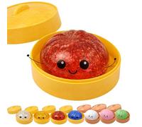 2026 NEW Glitter Dumpling Squishy Toy - Soft Squeeze Anxiety Relief Fidget Stress Relief (Rosso)