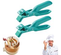 2026 New Hot Plate Gripper Lifters Tongs, Multi-Function Anti-Scald Bowl Holder Clip, Silicone Non-slip Hot Dish Plate Holder, For Hot Bowls & Plates (2pcs Blue)