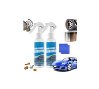 2026 New Iron Powder Remover Spray, 2 pezzi Multi-Functional Quick-Acting Rust RemovalSpray, Portable & Effective Car Rust Remover, Iron PowerRemover, for Metal, Tools, Cars, Chains,Easy Spray