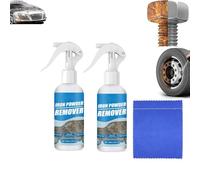2026 New Iron Powder Remover Spray,200 ml Multi-Functional Quick-Acting Rust Removal Spray, Multipurpose Powerful Rusts Removal & Lubrication, Rust Remover Spra-y for Metal, Wheels, Tools, Cars