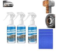 2026 New Iron Powder Remover Spray, 300 ml Multi-Functional Quick-Acting Rust Removal Spray, Multipurpose Powerful Rusts Removal & Lubrication, Rust Remover Spra-y for Metal, Wheels, Tools, Cars