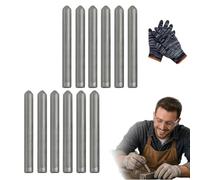 2026 New Low Temperature Welding Rods, Lighter-Activated Welding Wire for DIY & Emergencies, Powder-Cored Aluminum Welding Rod,Solid Weld Without a Welding Machine (12pcs)