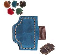 2026 New Magnetic Leather Pen Holder Bookmark, Personalized Bookmarks, Customized Gifts for Readers (Blue,N)