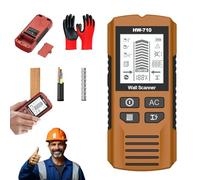 2026 New Multifunctional Handheld Metal & Wall Detector, 6-in-1 Multi-Function Handheld HD LCD Display Wall Metal Detector, Stud Finder Wall Scanner for Detecting Metal, Cables, Wood (Yellow)