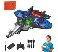 2026 New Remote Controlled Fighter Jet, Rc Jets Plane for Kids, Fighter Jet Toys, Three Electric Version, 360° Flip, 3 Speeds Adjustable Rc Fighters (Royal Blue)