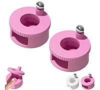 2026 New Rotating Cat Eye Magnet, Automatic Glass Bead Suction Of Cat Eye Nail , Rotating Strong Magnetic Nail Tool, Beginner Friendly, Easy DIY Glossy Effect (2, Pink)