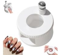 2026 New Rotating Cat Eye Magnet,Beginner Friendly Nail Tool, Automatic Glass Bead Suction of Cat Eye Nail,Uniform Magnetic Force,Nail Art - 360° Adjustable Cylinder Stand,Glossy Cat Eye Effect (A)