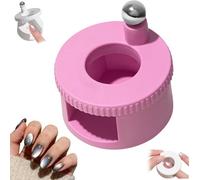 2026 New Rotating Cat Eye Magnet,Beginner Friendly Nail Tool, Automatic Glass Bead Suction of Cat Eye Nail,Uniform Magnetic Force,Nail Art - 360° Adjustable Cylinder Stand,Glossy Cat Eye Effect (B)