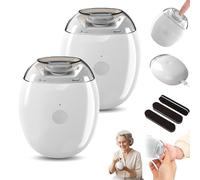 2026 New Smart Fingernail Grinder with LED Light & 3 Speeds, Universal Automatic Fingernail Grinder, USB Rechargeable Quiet Nail Trimmer for Adults, Seniors and Children (2pcs)