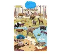 2026 New Talking Wall Chart for Kids-Interactive Electronic Alphabet Wall Chart English Learning Poster with Songs ABCs Numbers Animal Words & Piano Bilingual Toys (D)