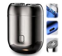 2026 New Upgrade Pocket Shaver USB Mini Shavers for Men, Rechargeable Electric Mini Portable Razor, Waterproof Compact Electric Shaver for Home, Car, Travel (Gray)