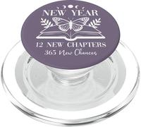 2026 New Year 12 New Chapters 365 New Chances Book Reading PopSockets PopGrip per MagSafe