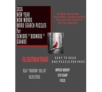 2026 NEW YEAR NEW WORDS WORD SEARCH PUZZLES SENIORS * BOOMERS * GRANDS