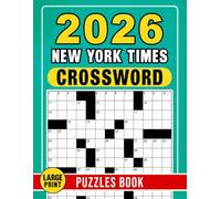 2026 New York Times Crossword Puzzles Book: Fun & Thoughtful Puzzles, Relaxation & Brain Boost, Eye Comfort First (The Perfect Gift for Puzzle Lover)