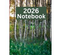2026 Notebook: 2026 ruled notebook for notes, journaling, study and office tasks, clean minimalist lined pages