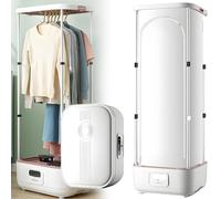 2026 Nuova macchina da stiro automatica pieghevole 2 in 1 for indumenti a vapore Turbo Steam for asciugatura rapida di emergenza, conserva 10 kg di vestiti