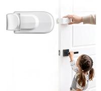 2026 Nuova serratura a scatto per bambini, regolabile in altezza, aiuta a prevenire l'apertura accidentale, installazione senza attrezzi, si adatta alla maggior parte delle maniglie delle porte 1PCS