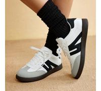 2026 Nuove scarpe da ginnastica bianche tedesche per donna, sneaker casual con suola spessa e platform, primavera/autunno EUR36,EUR37,EUR38,EUR39,EUR40,EUR41,EUR42,EUR43Blocchi di colore