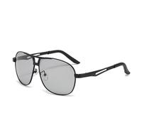 2026 Nuovi Uomini Polarizzati Occhiali Da Sole Uomini di Guida di Modo Occhiali Da Sole Maschio Guida All'aperto Pesca Occhiali Polarizzati UV400, Pellicola che cambia colore con cornice nera, Taglia