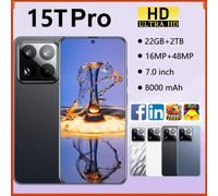 2026 Nuovo 15T Pro Smartphone 5G 7.0HD 22G + 2TB Doppia scheda SIM Telefono cellulare Android 8000mAh Sbloccato Telefoni cellulari Versione globale