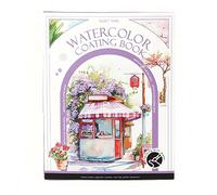 2026 Nuovo blocco per acquerello a 3 pieghe per principianti, mini quaderno da viaggio per acquerelli, kit creativo per alleviare lo stress, libro per pittura ad acquerello, set da viaggio per terapia