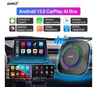 2026 NUOVO CarPlay AI Box LED Android 13 SM6115 CPU 8-Core 5G WiFi BT GPS per Netflix YouTube IPTV Sistemi intelligenti per auto Wireless Android Auto CarPlay Smart TV Box