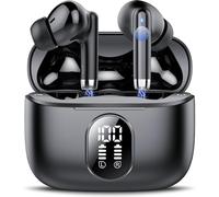 2026 Nuovo Cuffie Bluetooth, QXQ Auricolari Bluetooth 5.4 Hi-Fi Stereo con 4 ENC Mic, 40 Ore Mini Cuffiette Bluetooth Cancellazione Rumore Cuffie Wireless, Cuffie Senza Filo per Android/iOS, Nero Puro