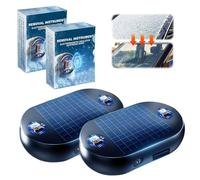 2026 Nuovo Dispositivo elettromagnetico antigelo per la rimozione della Neve dall'auto, scongelatore elettromagnetico antigelo a energia Solare, sbrinatore Portatile per Auto (2PCS)