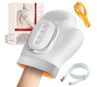 2026 Nuovo massaggiatore per mani con calore e compressione, massaggiatore elettrico 3 in 1 per terapia delle mani con airbag ad alta elasticità in TPU, 5 marce di calore e 3 modelli di compressione