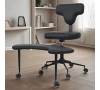 2026 Nuovo modello ADHD Sedia per adulti con design incrociato e mobilità in bicicletta, altezza regolabile e colonna lombare della sedia da scrivania,Sedia Cross Legge,Sedia ergonomica Criss Cross