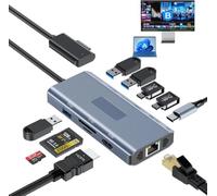 2026 nuovo MS Surface Dock, 11-in-1 Surface Docking Station 4K@60HZ HDMI, Surface Travel Hub per Surface Pro 11/10/9/8/X/7/6/5/4/3, Surface Laptop 6/5/4/3/2/1, Laptop Go 3/2/1, Surface Book