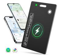 2026 nuovo portafoglio tracker a doppia piattaforma (iOS e Android) IP68 Bluetooth Smart Finder Card GPS Tracker per borse passaporto funziona con Apple Find My (certificato Apple MFi) e Google Find