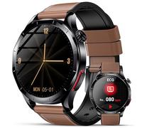 2026 Nuovo Smartwatch Uomo Con ECG/HRV/BMI,Per Android iOS (Marrone)