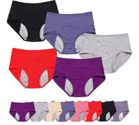 2026 Nuovo supporto per pavimento pelvico e biancheria intima a tenuta stagna, biancheria intima da donna a tenuta stagna per le donne, 5 pezzi - A, L