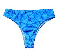 2026 - Pantaloni bikini in spiaggia Indossa una donna con un affascinante set bikini nel set bikini Canottiera Personalizzare, Blu, S
