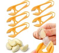 2026 - Pelapatate per aglio con foro per appenderlo, clip manuali per la rimozione della pelle, pelador de ajos, pinzette multiuso per evitare l'odore sulle mani, gadget da cucina