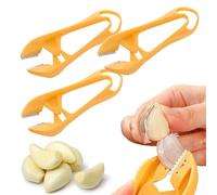 2026 - Pelapatate per aglio con foro per appenderlo, clip manuali per la rimozione della pelle, pelador de ajos, pinzette multiuso per evitare l'odore sulle mani, gadget da cucina
