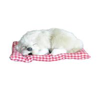 2026 Peluche cane divertente che dorme nel materasso, giocattolo per bambole, mini cane nella scarpa con rumore di miagolo, giocattolo per gattini addormentato, decorazione per bambini, ragazzi e