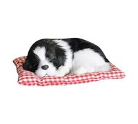 2026 Peluche cane divertente che dorme nel materasso, giocattolo per bambole, mini cane nella scarpa con rumore di miagolo, giocattolo per gattini addormentato, decorazione per bambini, ragazzi e