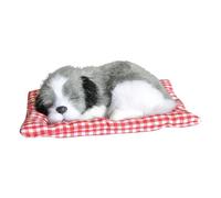 2026 Peluche cane divertente che dorme nel materasso, giocattolo per bambole, mini cane nella scarpa con rumore di miagolo, giocattolo per gattini addormentato, decorazione per bambini, ragazzi e