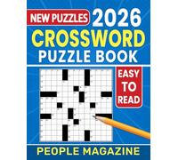 2026 People Magazine Crossword Puzzle Book Easy To Read: Fun and Relaxing Entertainment for All Puzzle Lovers