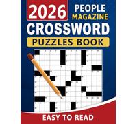 2026 People Magazine Crossword Puzzles Book Easy To Read: Simple, calming wordplay ideal for unwinding anytime