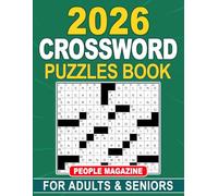 2026 People Magazine Crossword Puzzles Book For Adults & Seniors: Eye-friendly layouts and calm, satisfying solves for shared enjoyment