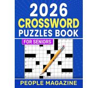 2026 People Magazine Crossword Puzzles Book For Seniors: Boost Thinking Skills and Memory with Every Puzzle