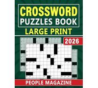 2026 People Magazine Crossword Puzzles Book Large Print: Relax and Sharpen Your Mind with Easy-to-See Grids