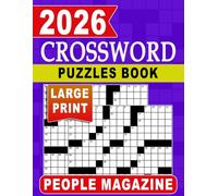 2026 People Magazine Crossword Puzzles Book Large Print: Relaxing Word Challenges for Fun and Mental Stimulation