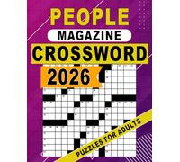 2026 People Magazine Crossword Puzzles For Adults: Enjoyable Word Games to Sharpen Thinking and Vocabulary