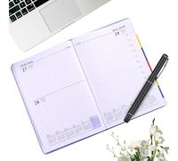 2026 Pianificatore, libro di diario con copertina rigida con layout settimanale mensile per il monitoraggio degli obiettivi, nota del calendario inglese con l'organizzatore della lista, il diario
