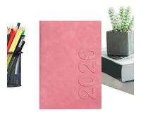 2026 Planner - 21x14.5cm Daily Notebook | Business Time Management Calendar Planner - January to December 2026 | PU Cover Dowling Paper | Organizer, Appointment, Schedule, ProductivityPlanner